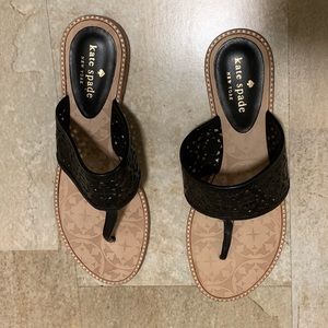 Kate Spade Black & Tan Sandals